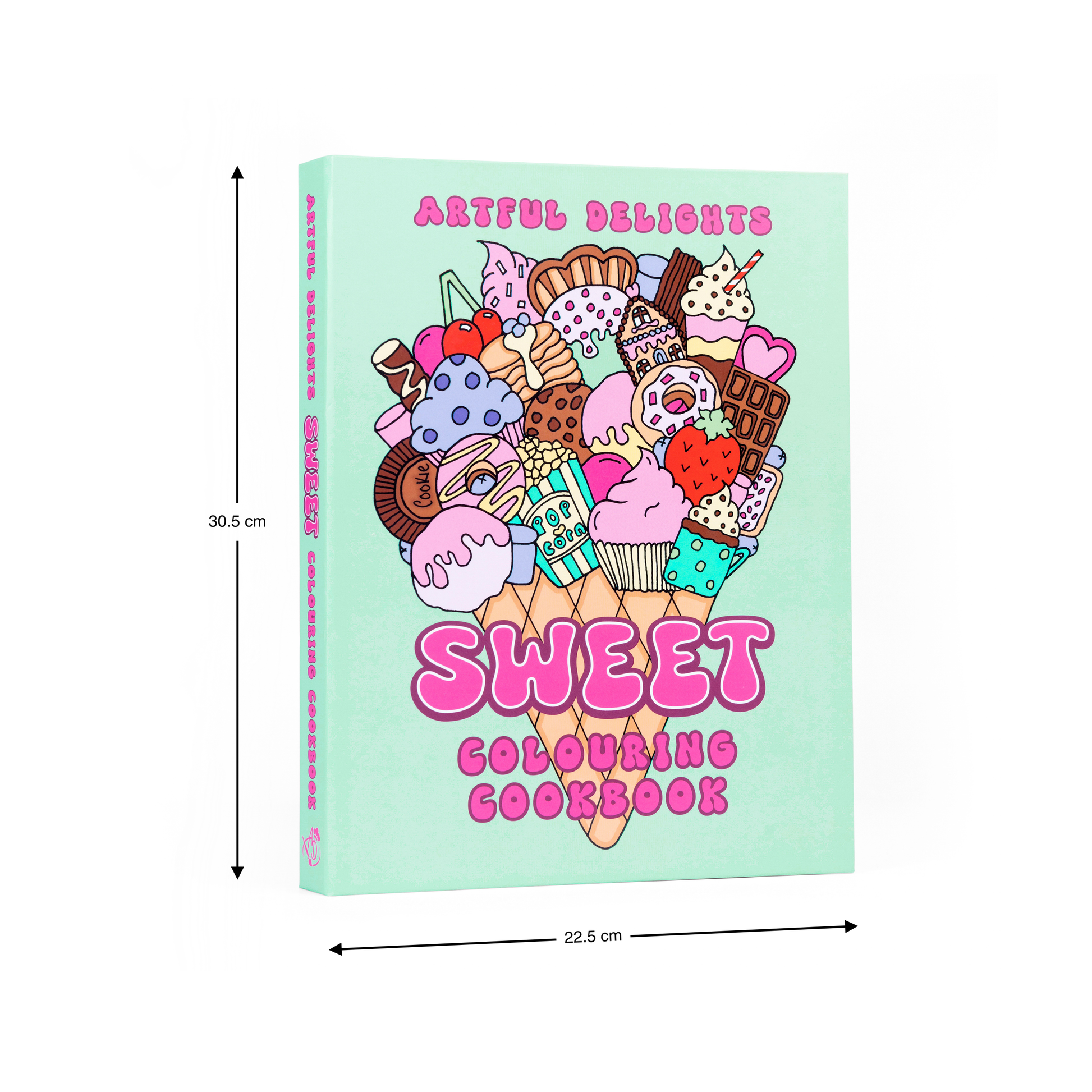 Delights featuring dessert illustrations colouring cookbook for kids teens and uni students interactive colouring cookbook baking and colouring activity book dessert recipe colouring book creative cookbook with sweet treats colouring and baking book UK colouring cookbook