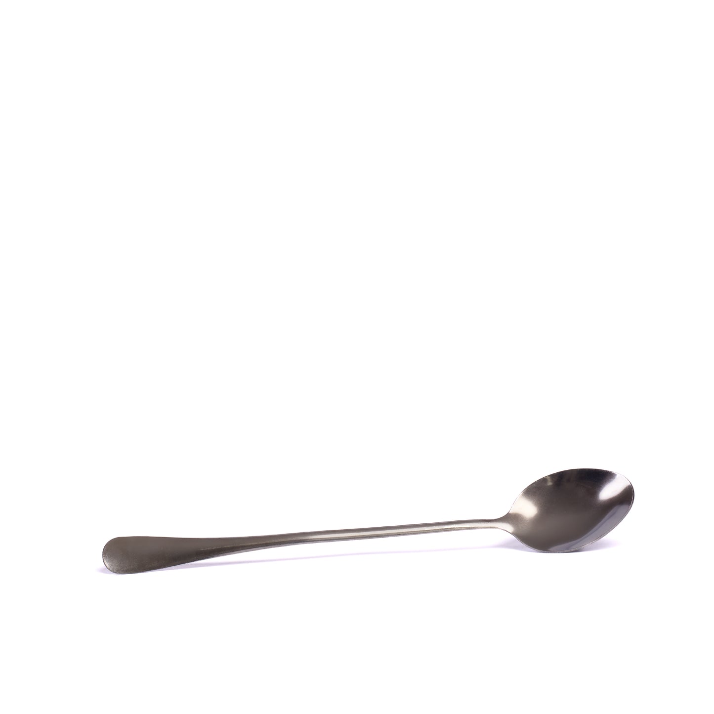 Long handled stainless steel sundae spoon for ice cream sundaes milkshakes desserts and tall dessert glasses