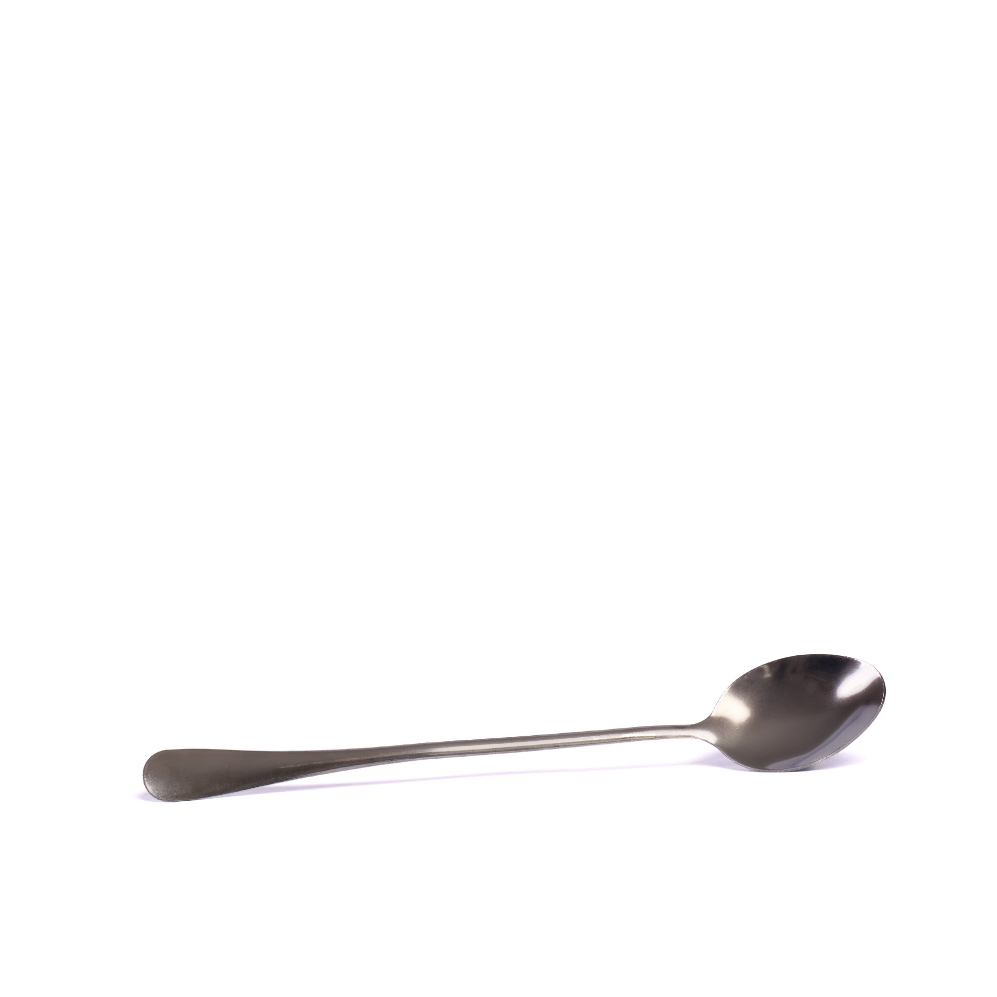 Long handled stainless steel sundae spoon for ice cream sundaes milkshakes desserts and tall dessert glasses