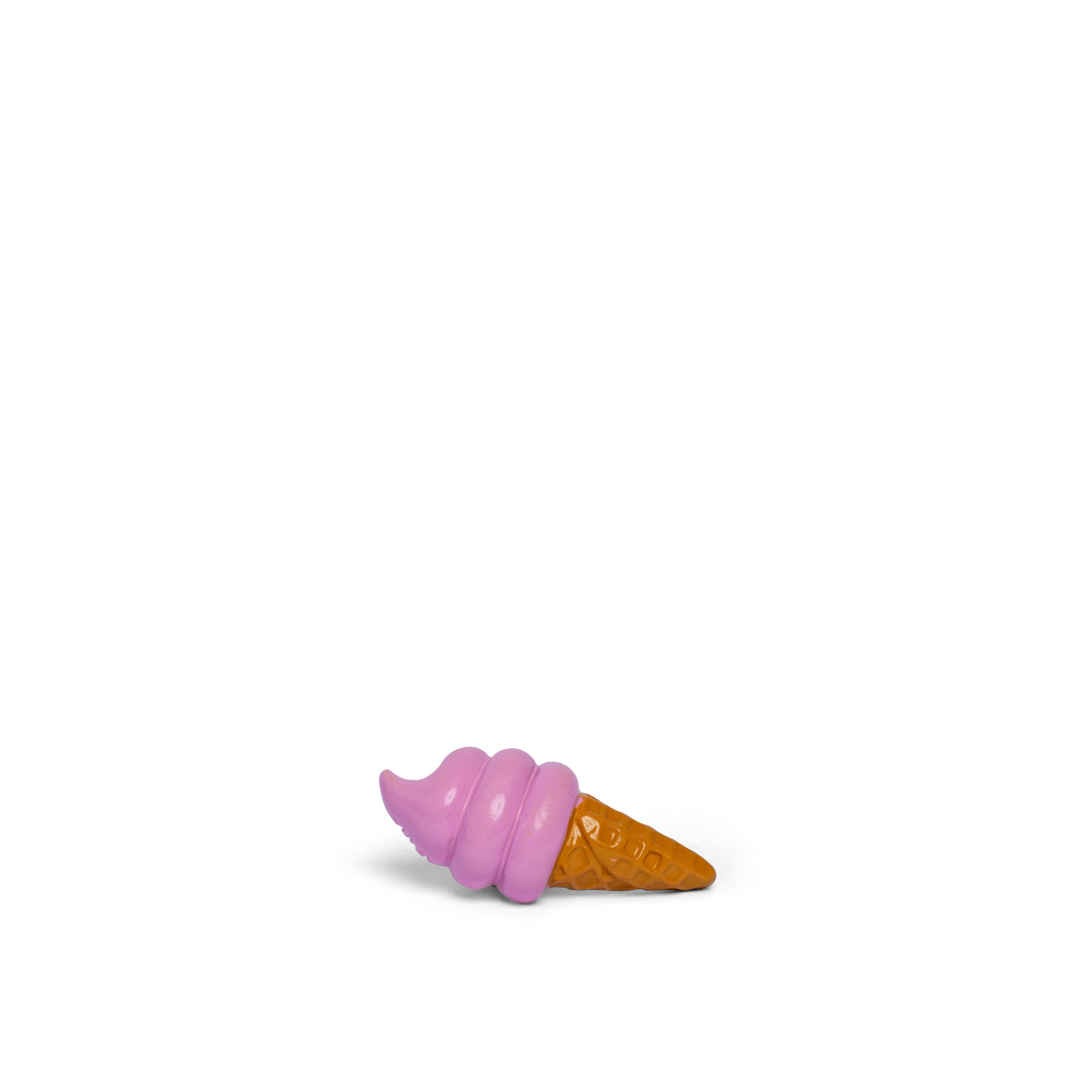 Pink ice cream cone enamel pin badge with pink ice cream swirl perfect for tote bags jackets backpacks and dessert lovers