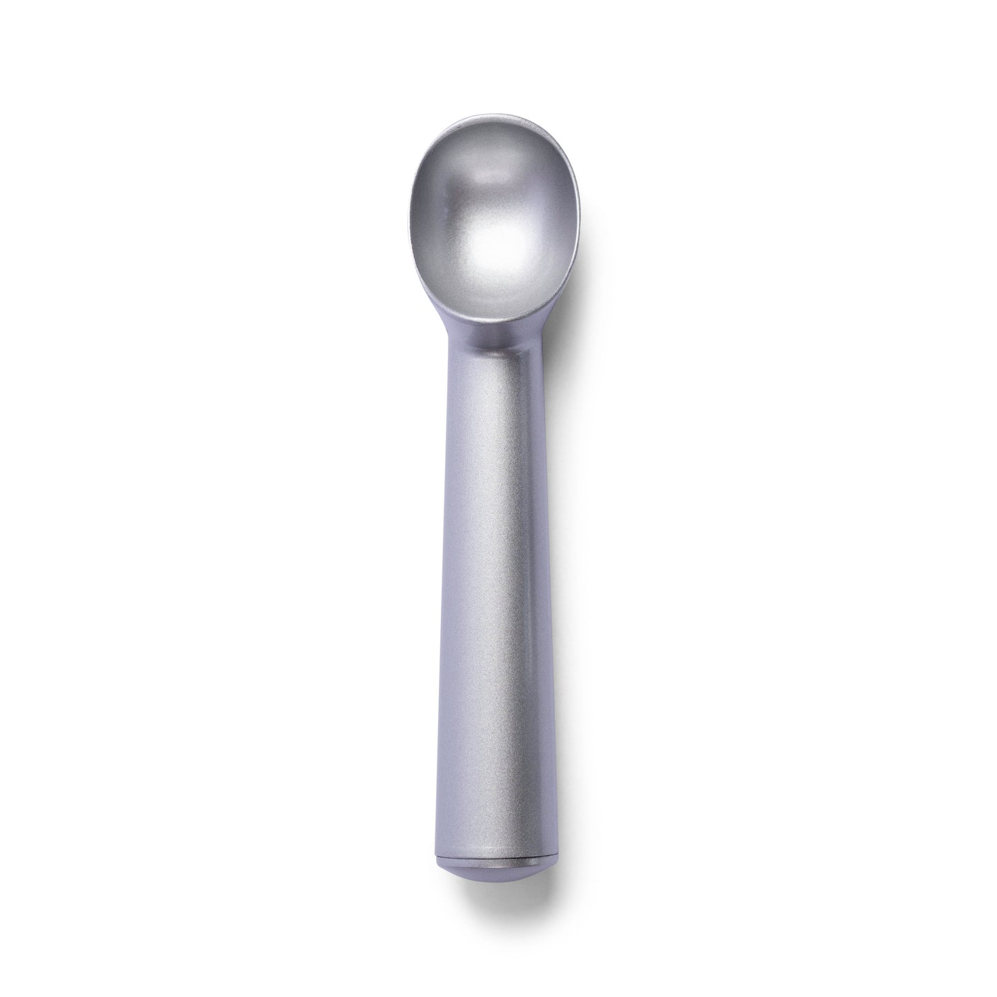 Silver aluminium ice cream scoop for serving ice cream gelato sorbet and frozen desserts
