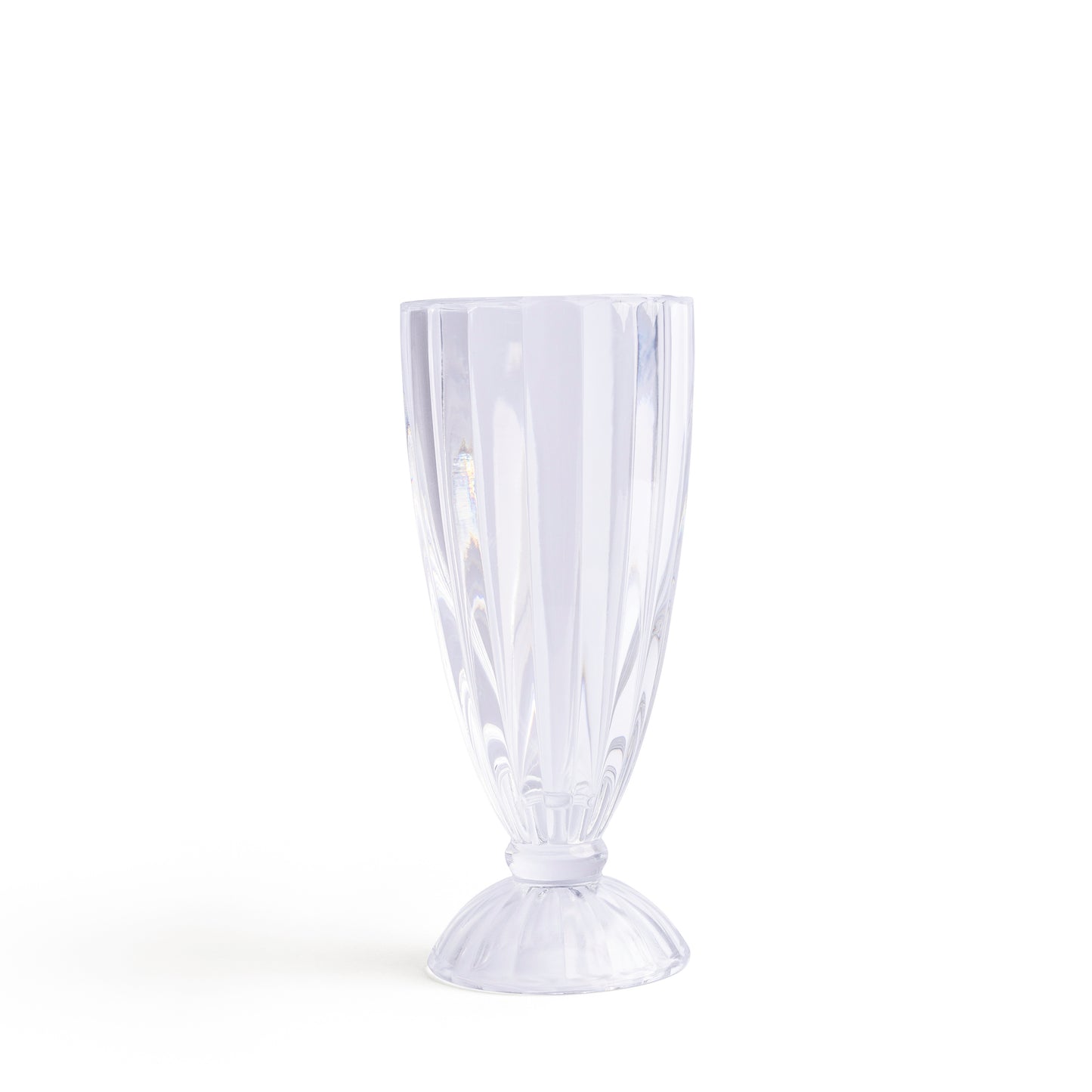 Clear sundae dessert glass for serving ice cream sundaes milkshakes layered desserts and sweet treats
